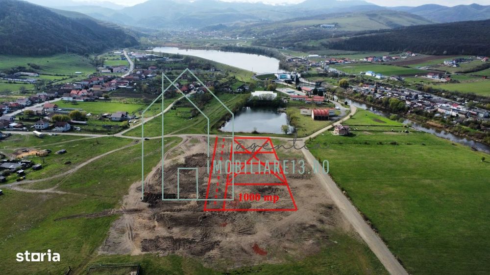 Teren de casa intravilan parcela de 1.000 mp Petresti-Sebes, Alba
