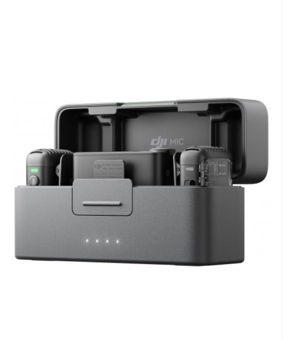 Микрофон DJI Mic 2 (2 TX + 1 RX + Charging Case) черный