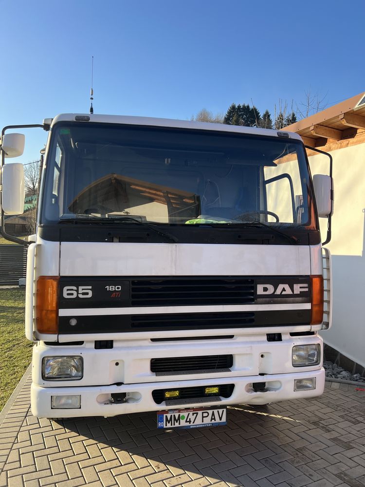 DAF 65 ATI 180 Basculanta cu macara