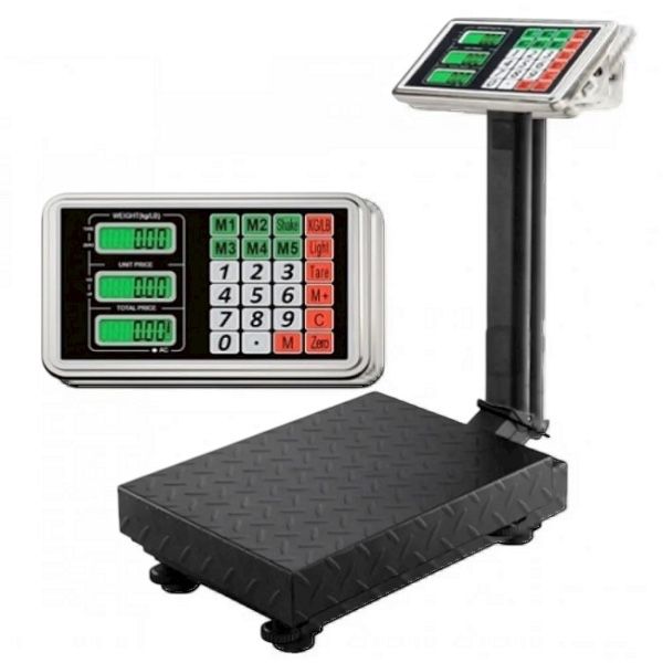 Електронен платформен кантар с батерия,сгъваем STAHLMAYER