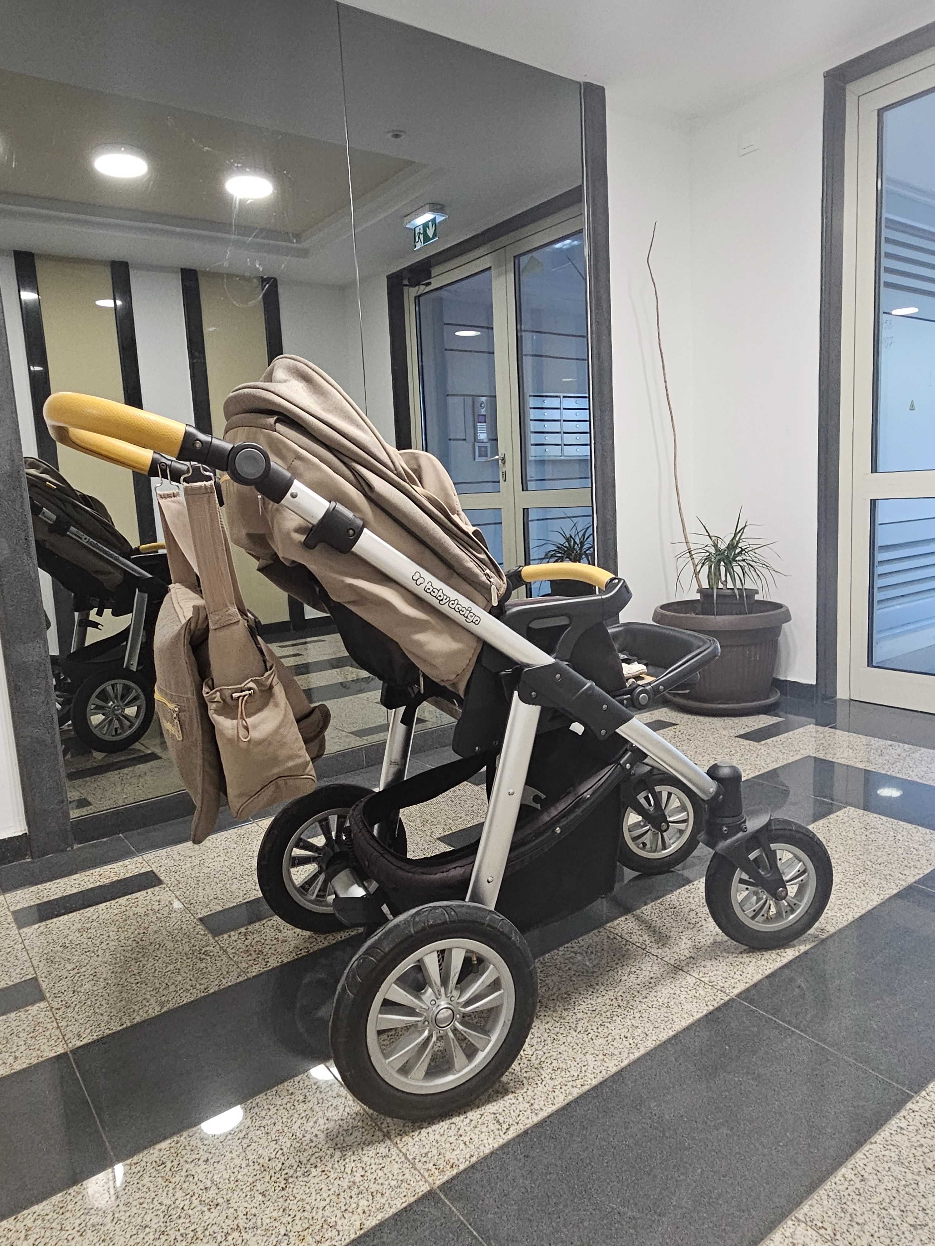 Комбинирана количка 2 в 1 Baby design