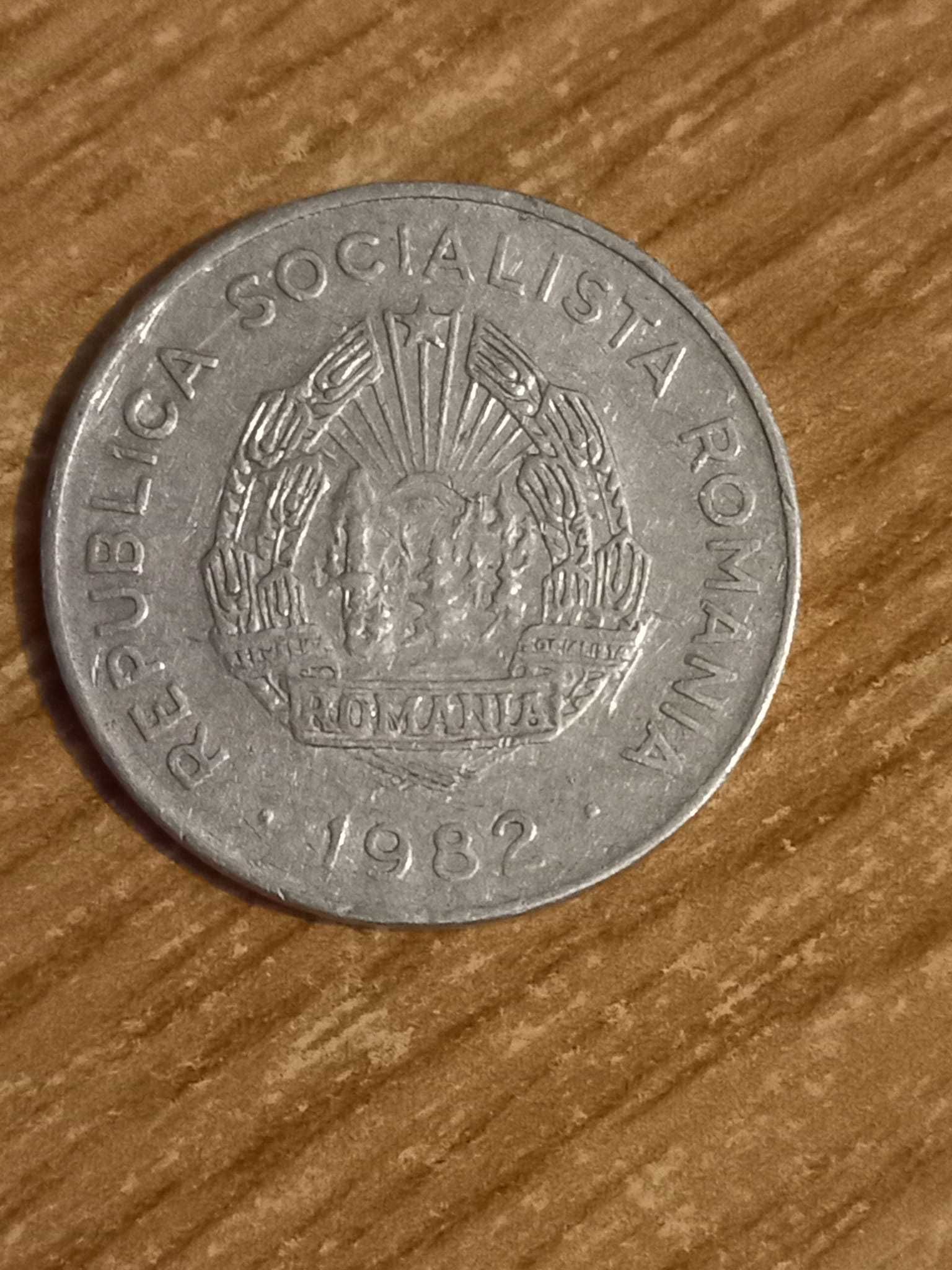 moneda 25 bani 1982