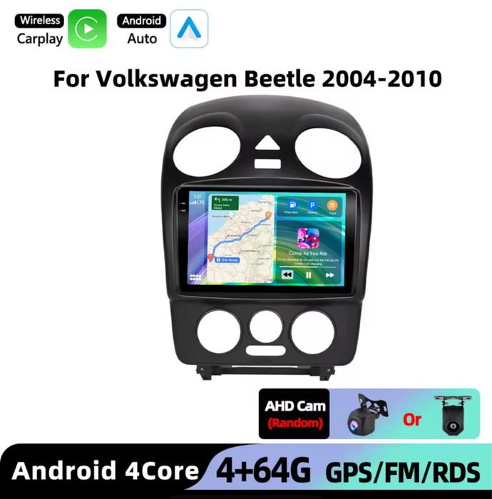 Volkswagen Beetle 2004-2010 android carplay
