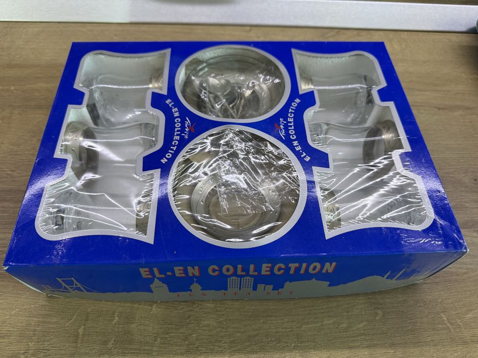 Set ceai turcesc pentru 6 persoane cu argint 925