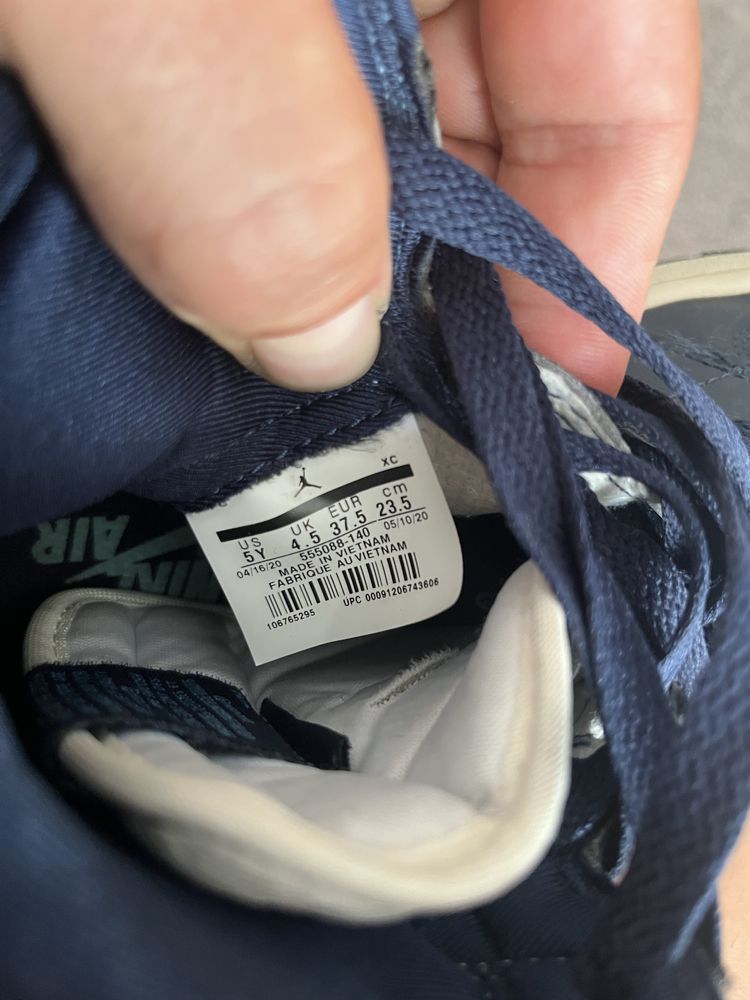 Nike Air Jordan 1 Obsidian-оригинални мъжки маратонки
