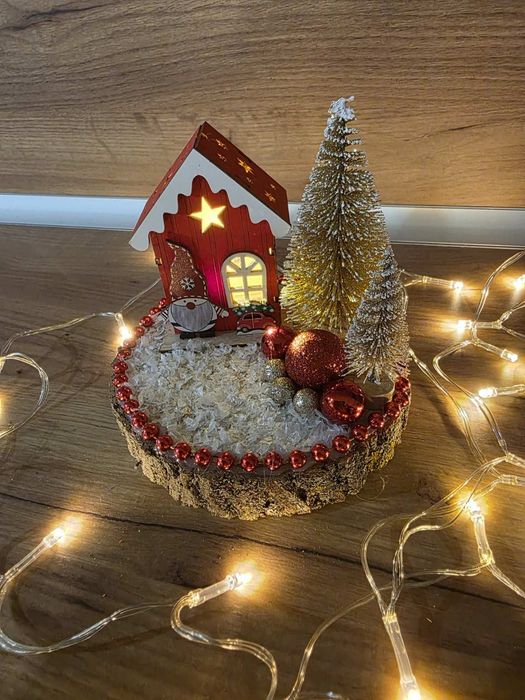 Ръчно изработена коледна декорация