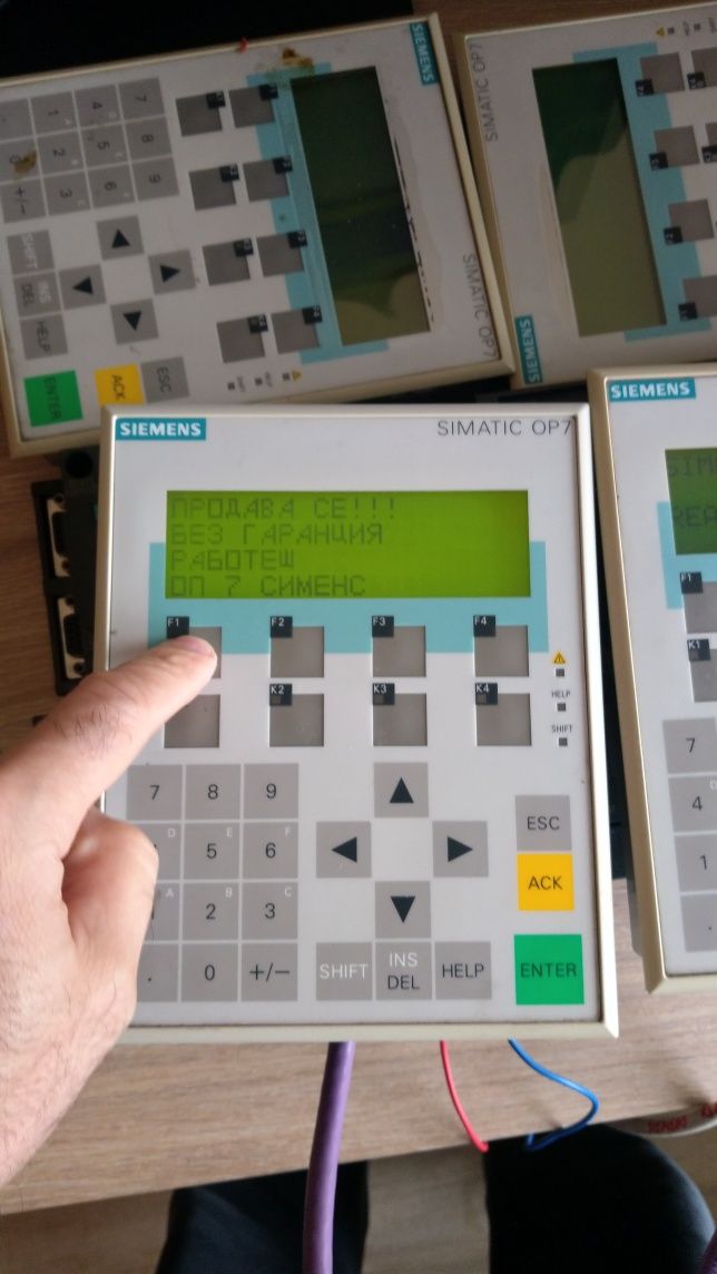 Siemens  операторски панел OP7