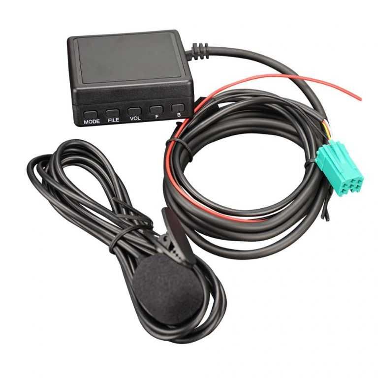 Interfata Bluetooth USB AUX Microfon ISO 6 Pini Renault Megane Laguna
