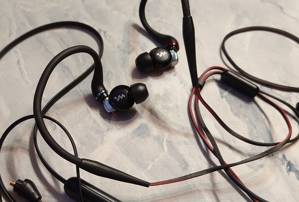 Наушники Sony mdr-ex300 (Мод) + провод +блютуз