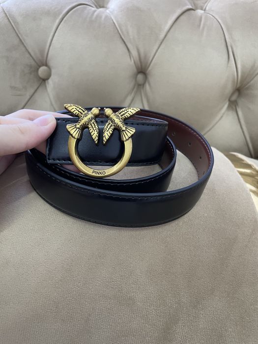 Curea Pinko negru-auriu