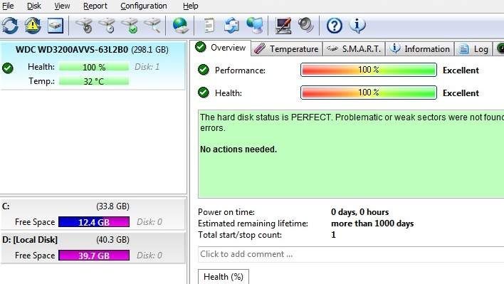 Hard Disk Sata 3,5" HDD-320 Gb Western WD3200AVVS-63L2B0 Refurbished