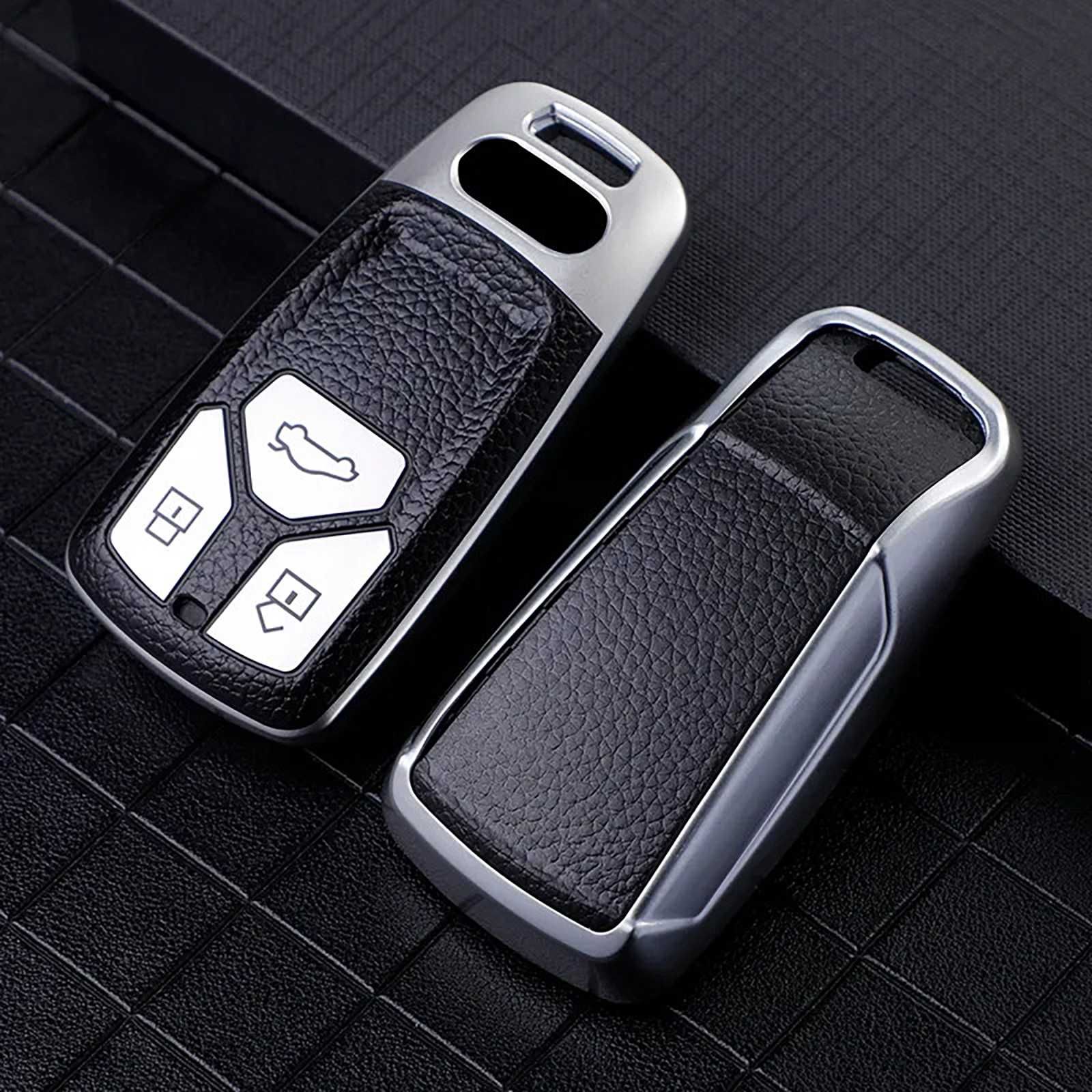 Силиконов калъф (TPU) за aвтоключ - Audi, ауди, ключ, кейс, кутийка