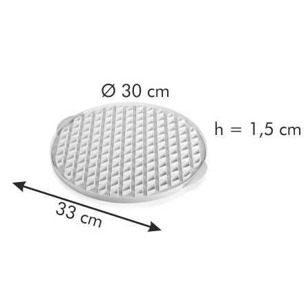 Forma de tăiat aluat rotund - diametru 30 cm