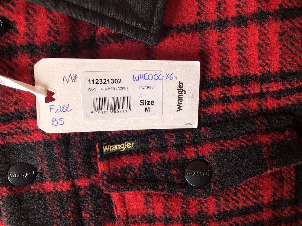 Wrangler Wool Trucker Jacket ОРИГИНАЛНО мъжко яке - M