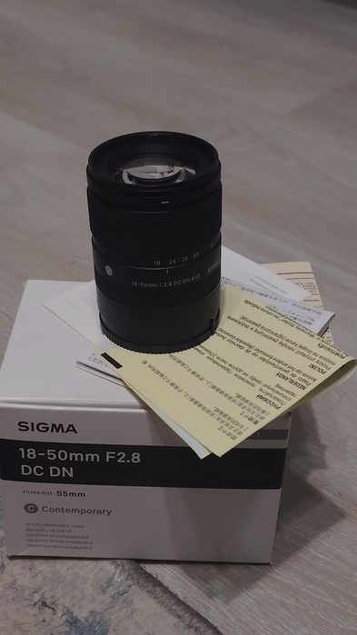 Sigma 18-50mm f2.8 sony обектив сигма