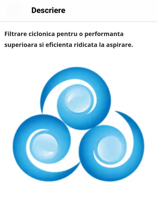 Aspirator cu filtrare prin apa Rohnson R144 1550W, 15L, Filtrare ciclo