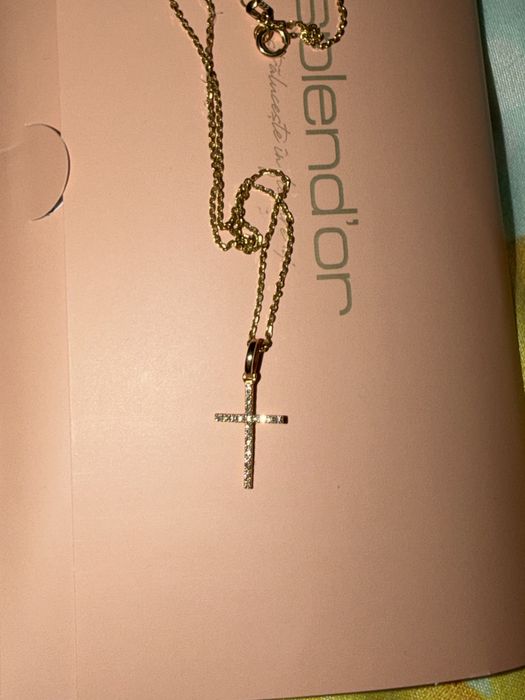 Lant de aur cu diamante