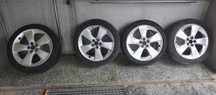 5x100 Джанти Toyota 17" 17 цола 7J ET50 с гуми 215 45 17 зимни и летни