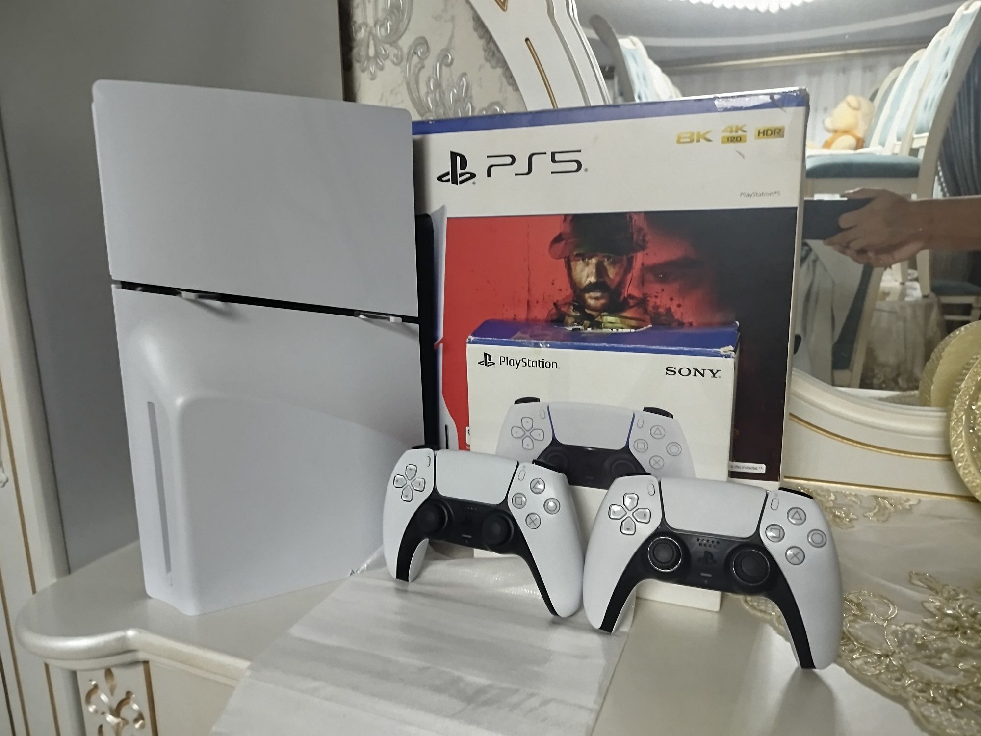 playstation 5 slim дисковода 1 Tb 2 оригинал джойстик и топ игры есть