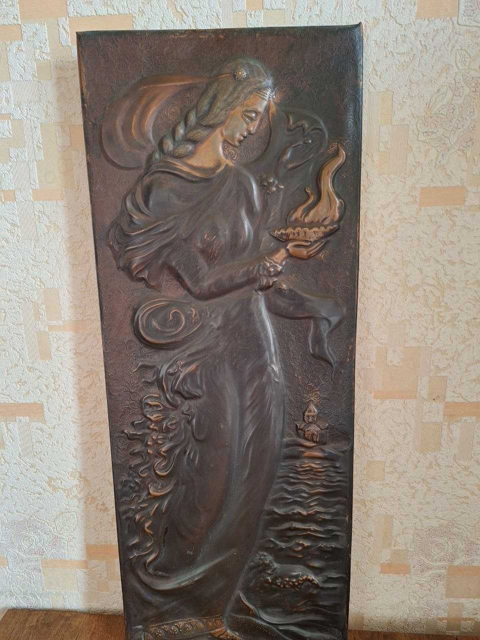 Чеканки советские материал медь