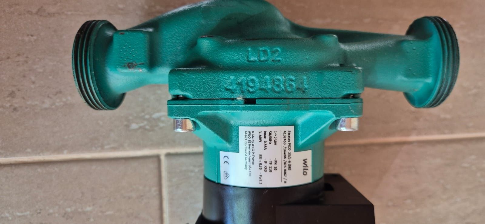Циркулационна помпа Wilo Stratos pico Z 25/1-6 180