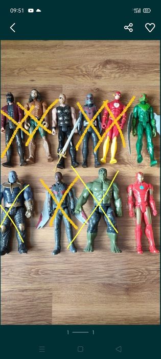 Figurine Avengers noi