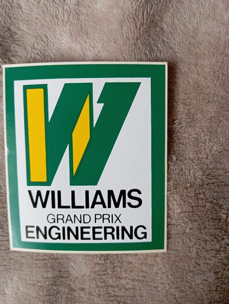 Autocolante vintage pentru curse auto din anii 1990, Williams
