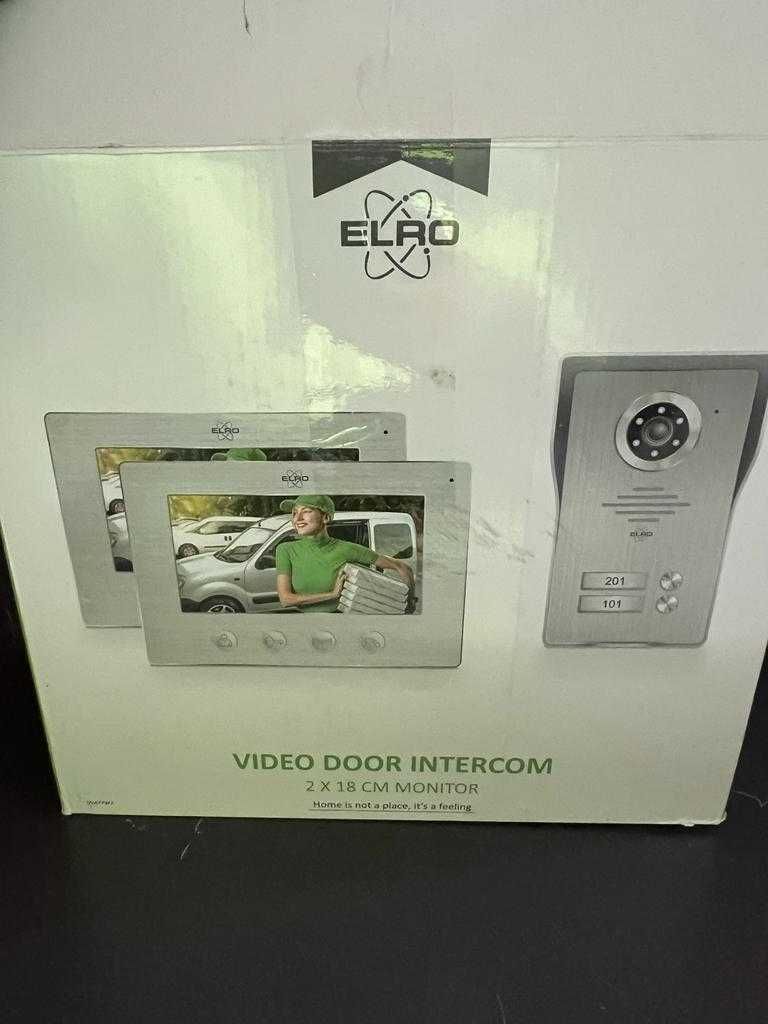 Interfon video cu mod de noapte si cu fir pentru usa ELRO