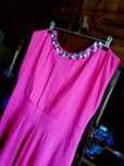 Vand rochie eleganta lunga roz marimea L sau 40