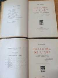 Histoire de l'art,L'art medievale+L'esprit de formes, Elie Faure, 1926