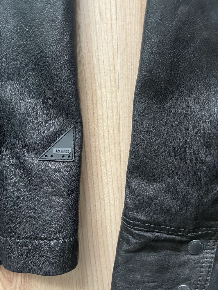 J.C.RAGS / мъжко кожено(естествена) яке XL/L