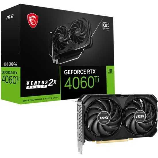 Видеокарта MSI GeForce RTX 4060 Ti VENTUS 2X BLACK OC