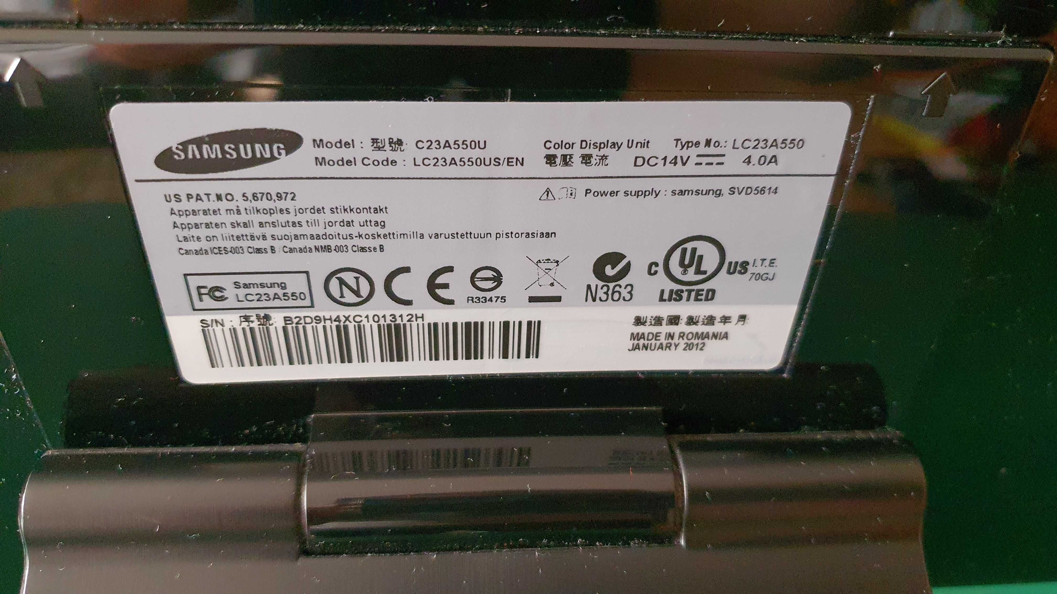 Monitor LED HUB Samsung Full-HD 23 inch