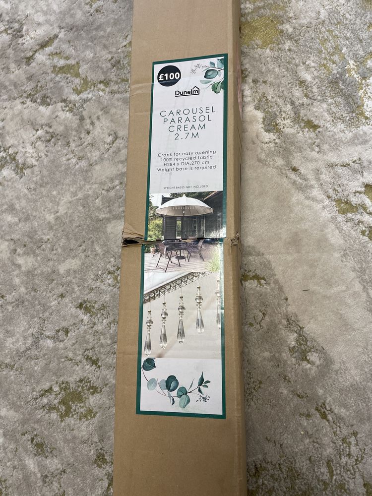 Umbrela 2.7m Dunelm Noua
