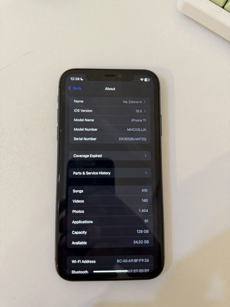 Iphone 11 128 GB
