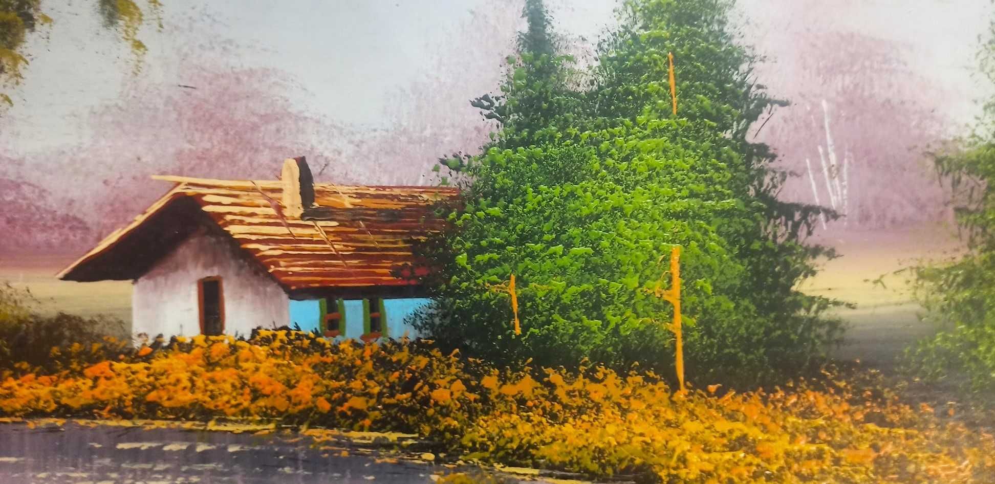Картина изкуство горски пейзаж масло маслени бои