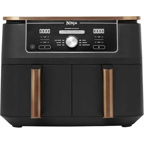 Двузонов въздушен фритюрник Ninja AF400UKCP