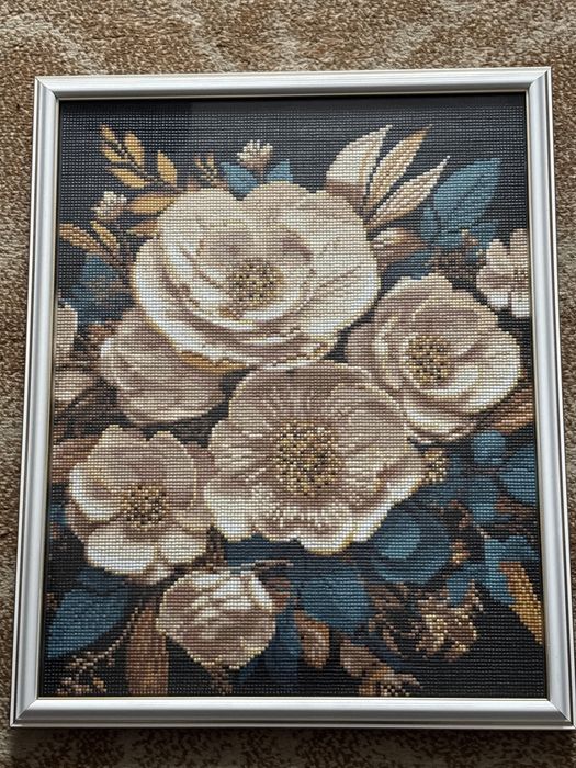 Goblen cu diamante realizat manual