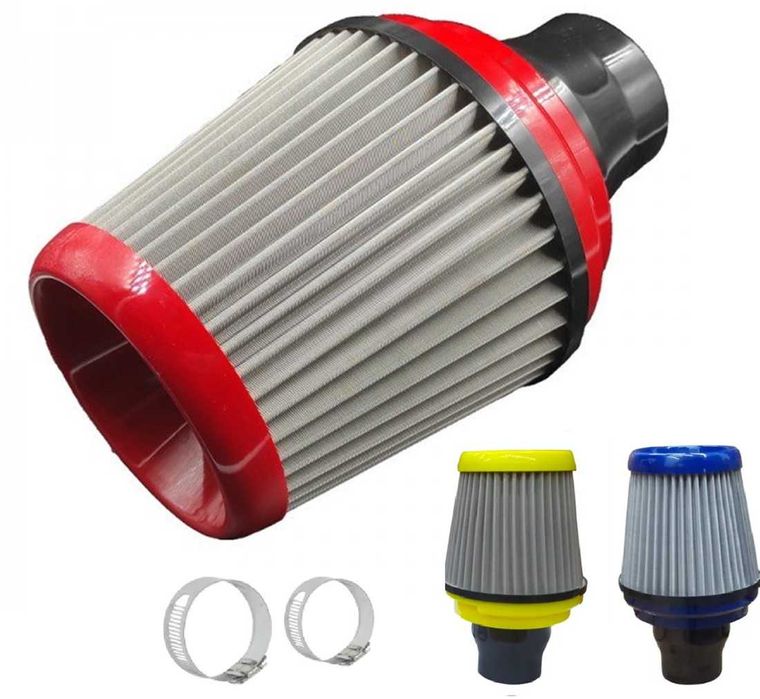 Универсален автомобилен въздушен филтър - 3 цвята.