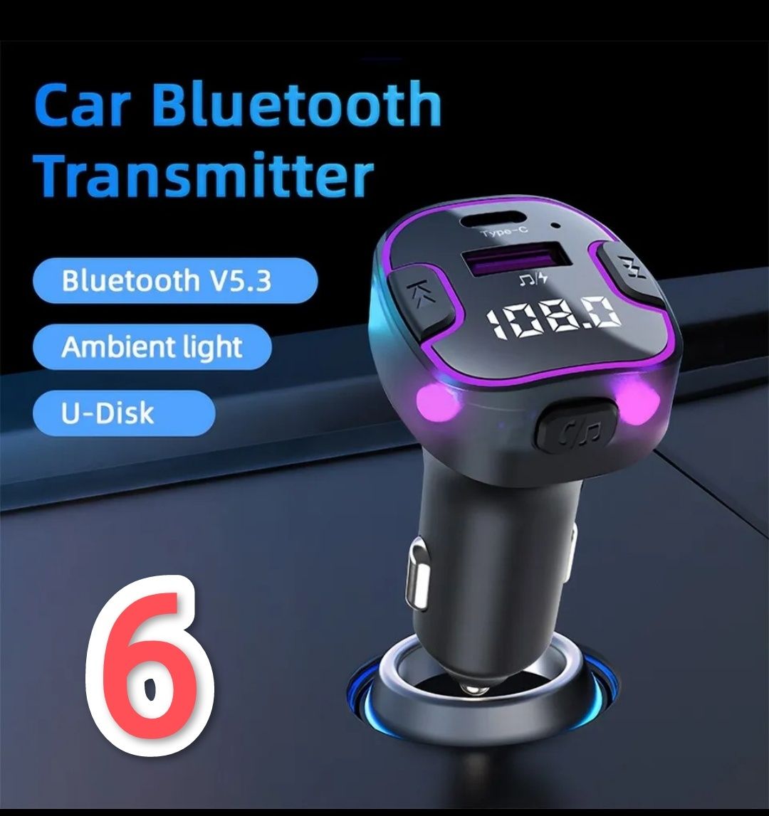 Modulator FM/bluetooth auto