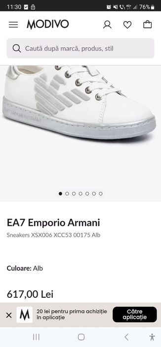 Sneakersi Emporio Armani