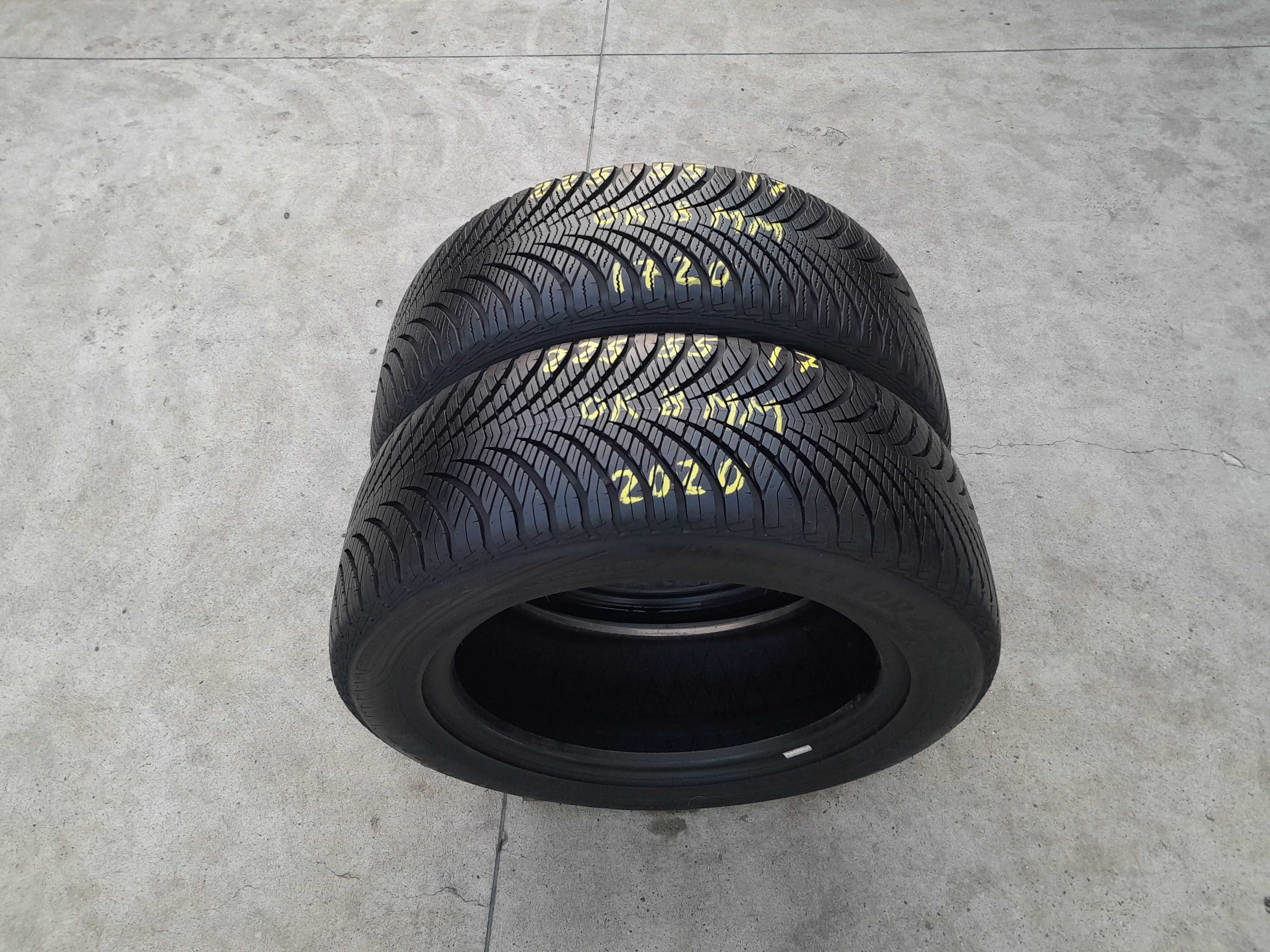 Doua anvelope 225 55 17 goodyear vector 4 season gen 2 cu 8 mm 2020