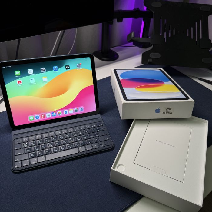 iPad 10 — идеальное состояние, чехол в подарок