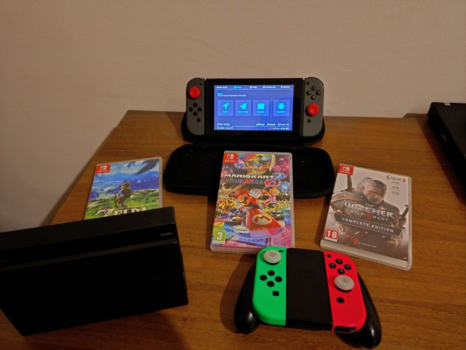 Nintendo Switch v2 modat + jocuri