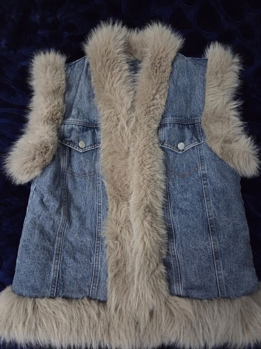 Дамски дънков елек