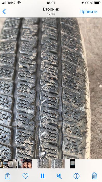Б/у шины матадор 195/75R 16C  на сезон точно хаатит