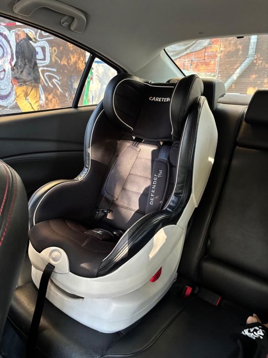 Scaun auto, Caretero, i-Size, negru