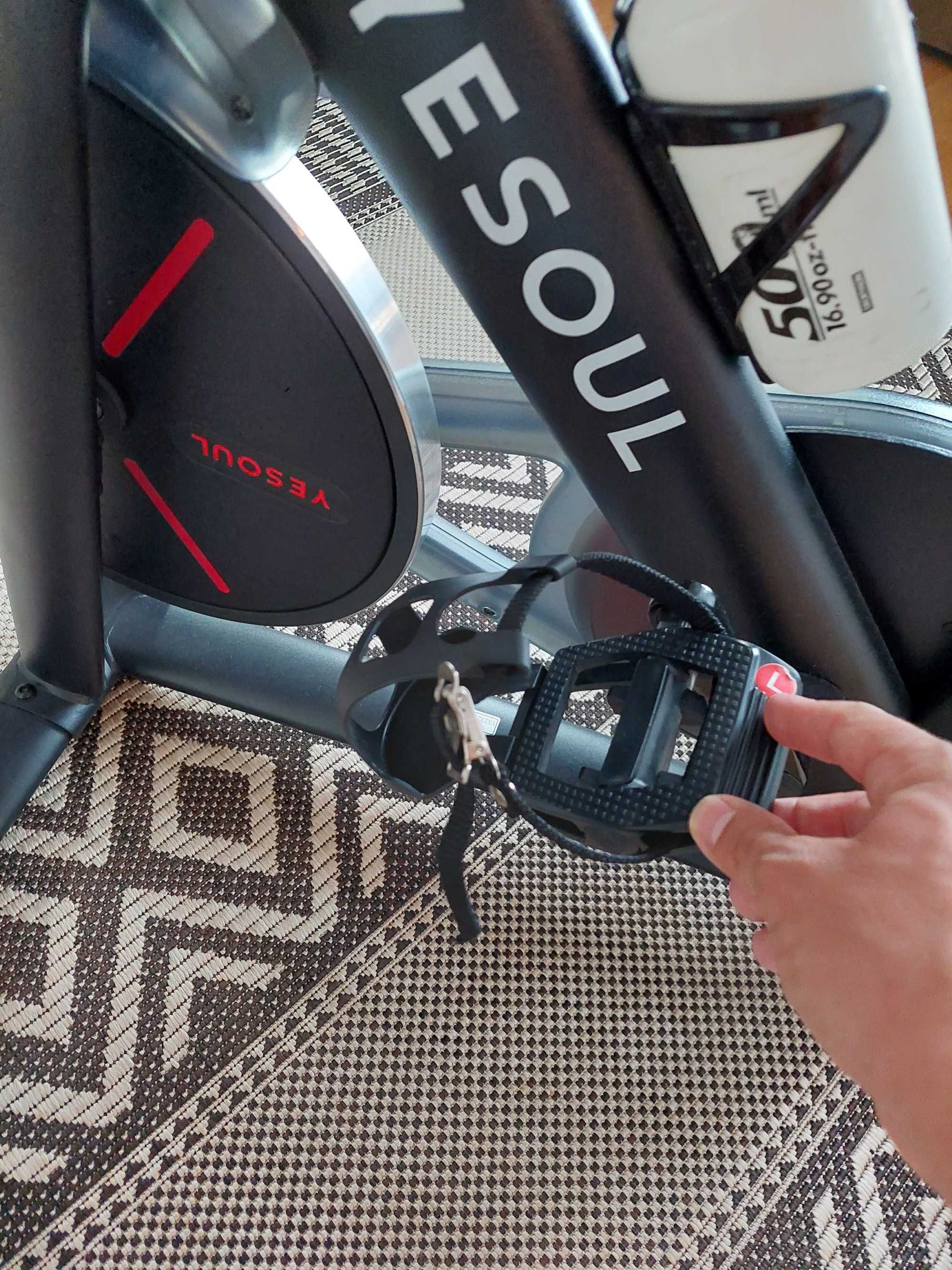 Bicicleta spinning smart Yesoul S3 Pro, rezistenta magnetica