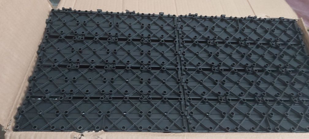 Plăci de terasă SAM WPC Plastic, Set de 11 pentru 1 m², dim placa 30 x