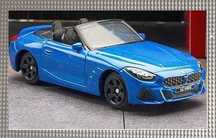 Macheta model "BMW Z4 M40i" (albastru), scara 1:57